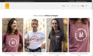 Botiga online Plataforma per la Llengua